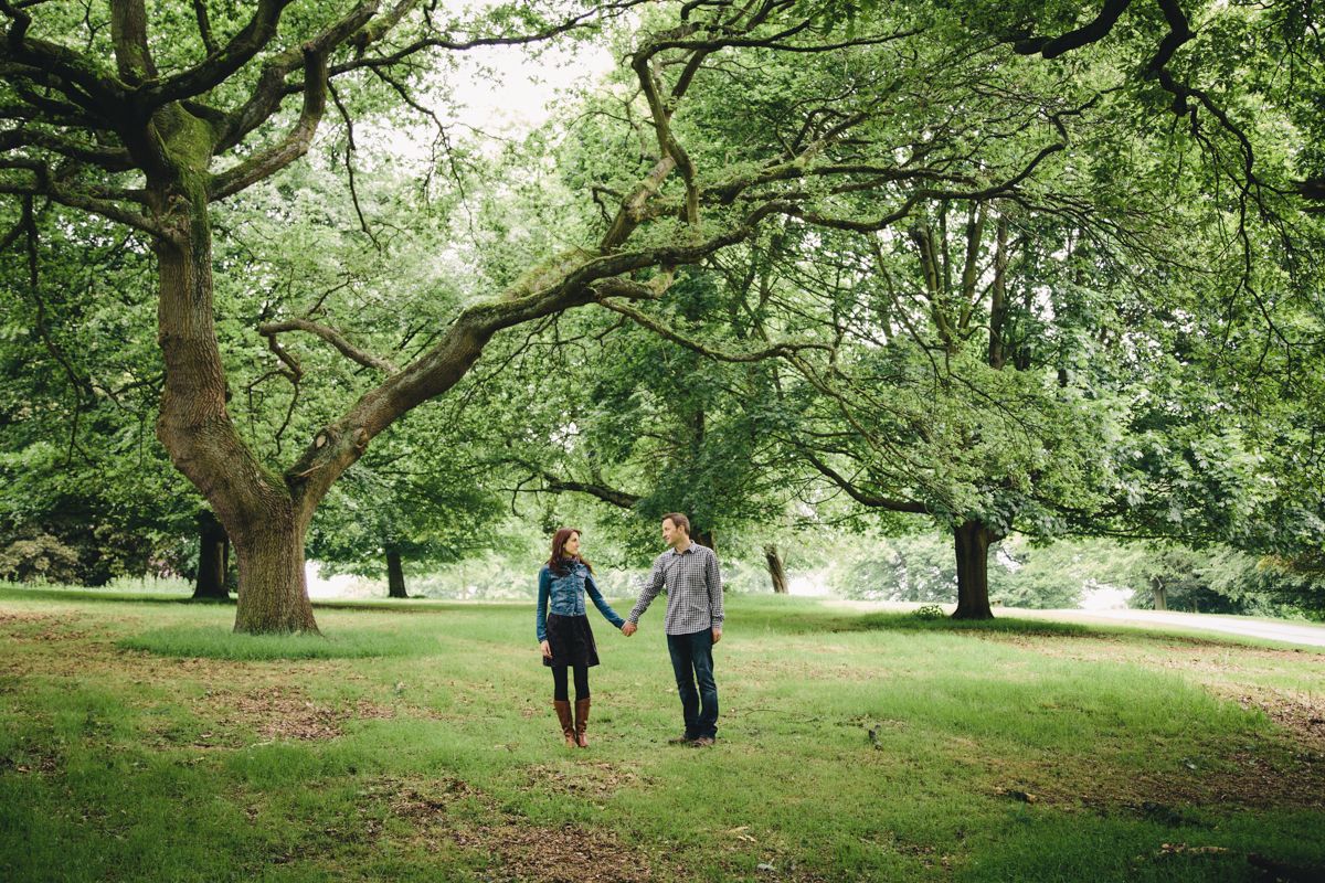 Amy & Andy’s Pre Wedding Photo Shoot at Wollaton Deer Park!