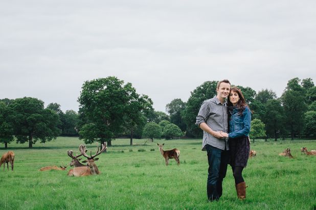 Amy & Andy’s Pre Wedding Photo Shoot at Wollaton Deer Park!