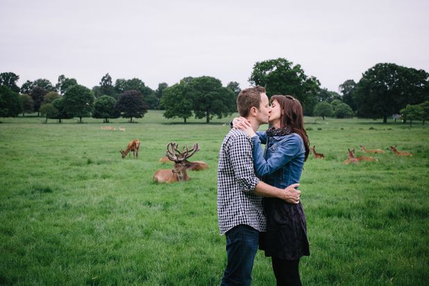 Amy & Andy’s Pre Wedding Photo Shoot at Wollaton Deer Park!