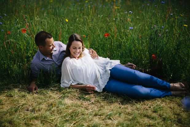 Carley & Phil’s Pre Wedding Shoot at the Cotswold Lavender Fields