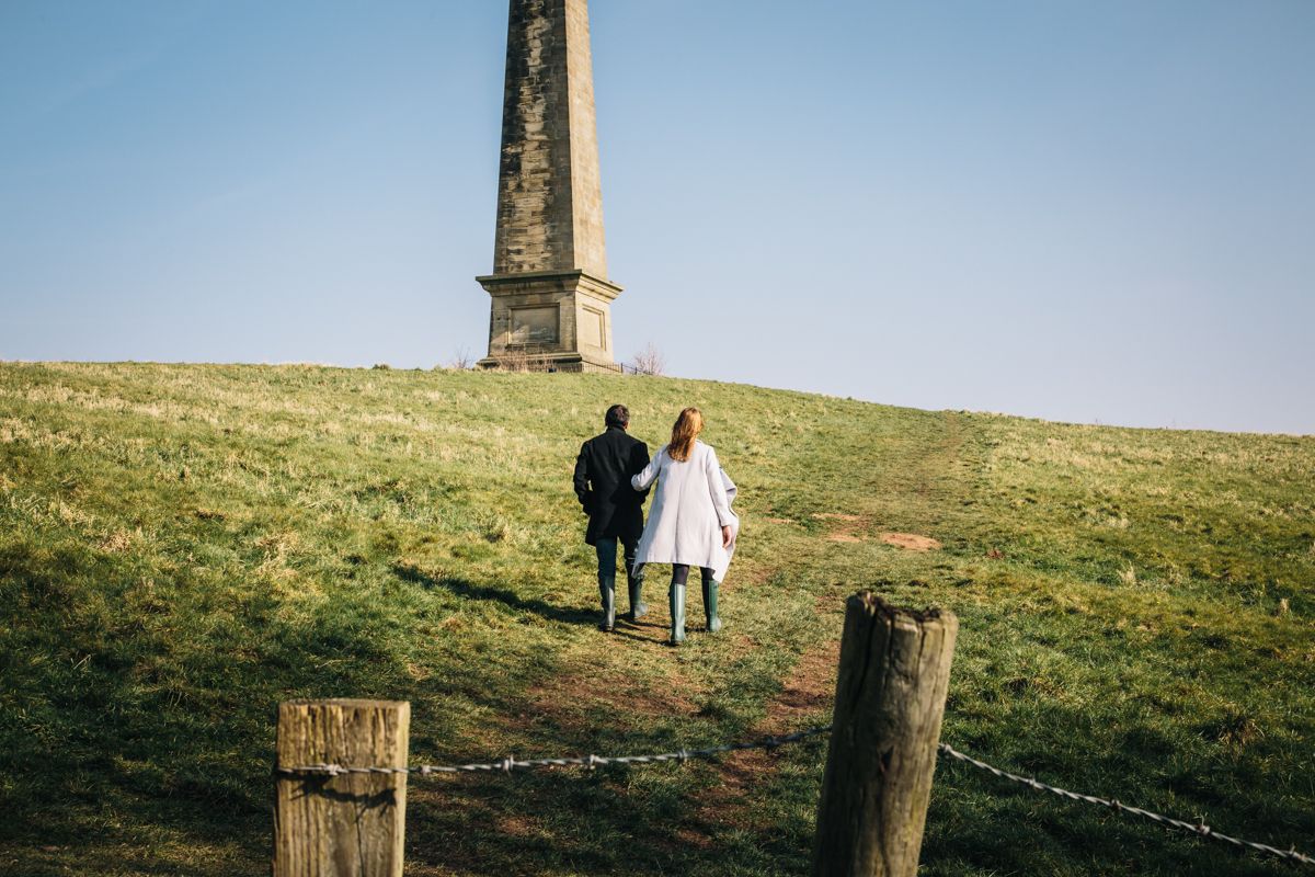 A walk in the Welcombe Hills with Lisa & David, for a pre wedding shoot, just a few weeks before the wedding day.
