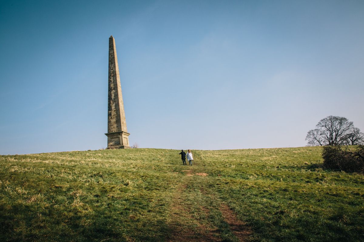 A walk in the Welcombe Hills with Lisa & David, for a pre wedding shoot, just a few weeks before the wedding day.