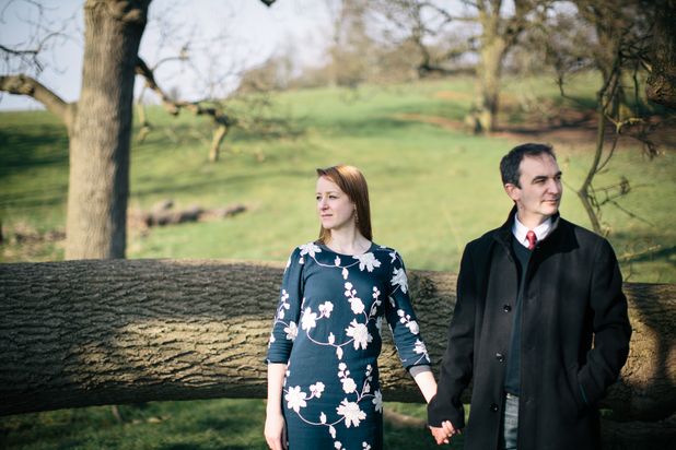 A walk in the Welcombe Hills with Lisa & David, for a pre wedding shoot, just a few weeks before the wedding day.