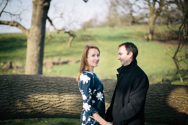 A walk in the Welcombe Hills with Lisa & David, for a pre wedding shoot, just a few weeks before the wedding day.